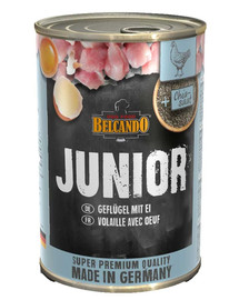 BELCANDO Junior Geflügel mit Ei 400 g