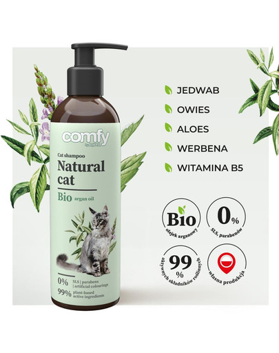 COMFY Natural Cat 250 ml Katzenshampoo