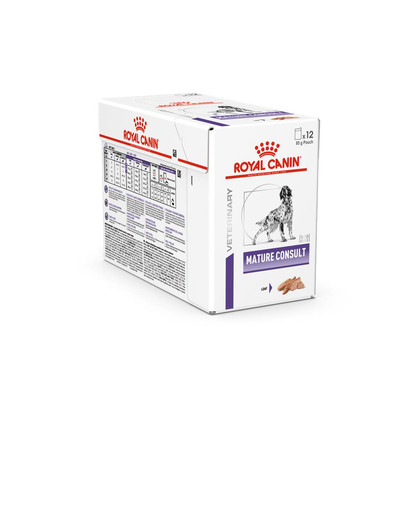 ROYAL CANIN VHN Dog Mature Consult Loaf 12x85g Nassfutter für ältere Hunde ab 8 Jahren