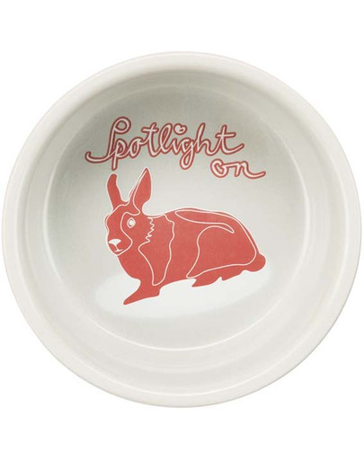 TRIXIE Keramikschale für Kaninchen 240ml/11cm