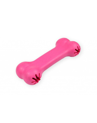 PET NOVA DOG LIFE STYLE Hundespielzeug Leckerlieknochen Rindfleisch Geschmack 11cm Rosa