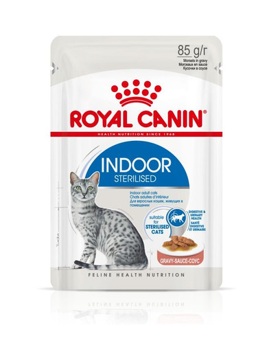 Royal Canin INDOOR Sterilised in Soße 12 x 85 g Beutel