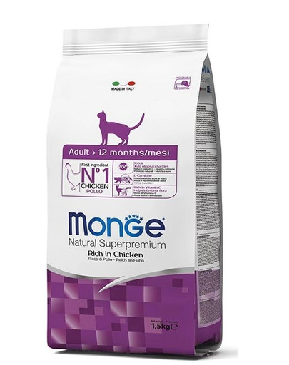 MONGE Cat Adult mit Hühnchen 400g