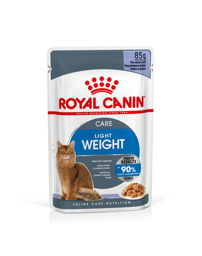 ROYAL CANIN Ultra Light Gravy Nassfutter in Soße für übergewichtige Katzen 12x85g