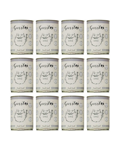 GUSSTO Cat Fresh Lamb 12x400 g