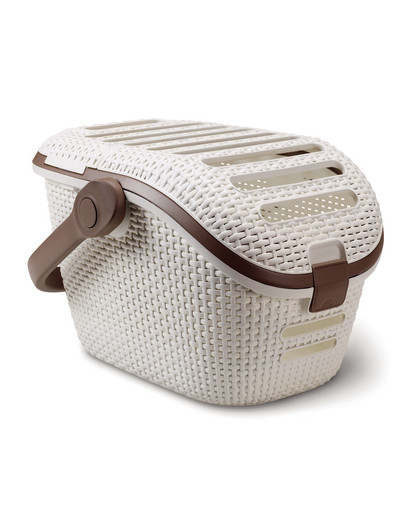 CURVER Haustiertransportbox 51x38x33 cm Weiß