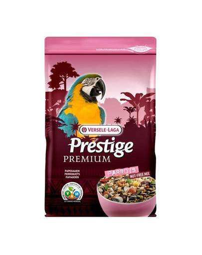 VERSELE-LAGA Parrots Premium Vogelfutter Papageien ohne Nüsse 15 kg