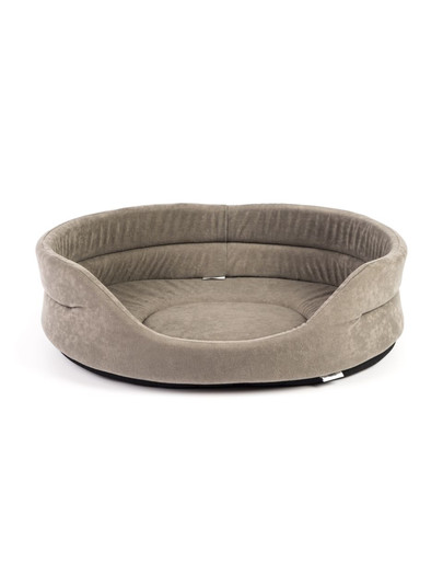 FERA Hundebett oval grau XL 75x62x22 cm