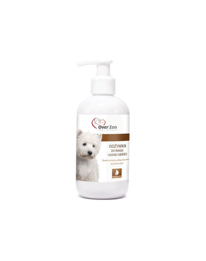 OVER ZOO Weißes Fellpflegemittel für Hunde 250 ml
