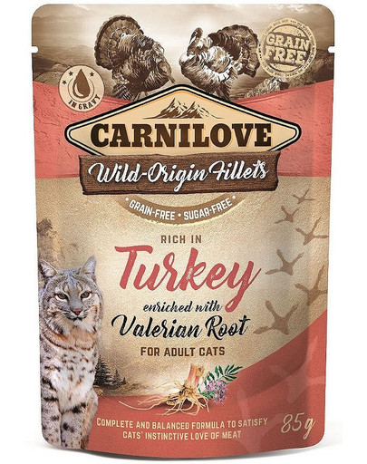 CARNILOVE Turkey & Valerian 24 x 85g