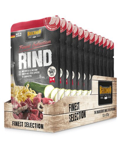 BELCANDO Finest Selection Rind mit Spätzle und Zucchini 6x300 g