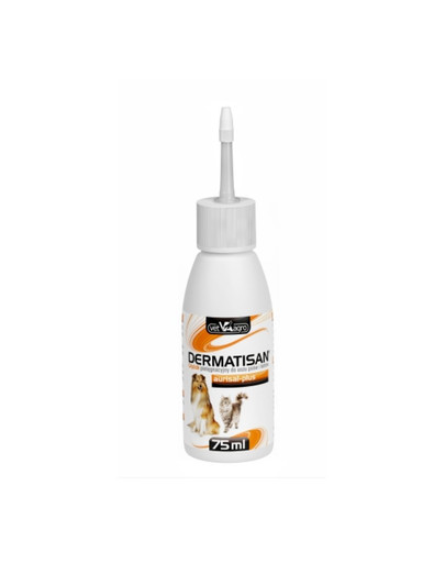 VET-AGRO Dermatisan Aurisal Plus Ohrenreiniger für Hunde und Katzen 75 ml