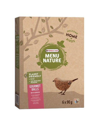 VERSELE-LAGA Gourmet Meisenknödel mit Beeren ohne Netz 6 Stück 540g
