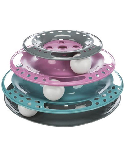 TRIXIE Spielturm Catch the Balls, Kunststoff, ø 25 × 13 cm