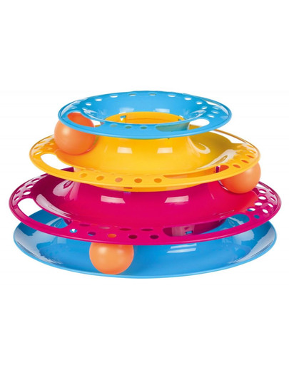 TRIXIE Spielturm Catch the Balls, Kunststoff, ø 25 × 13 cm