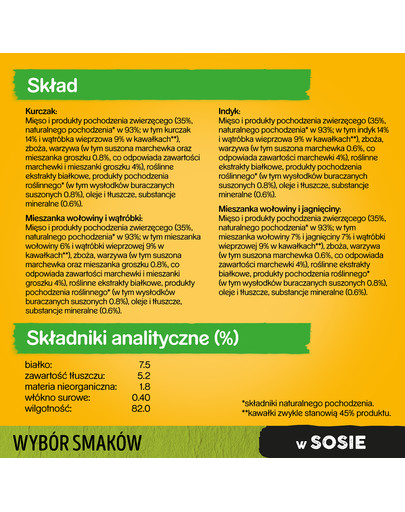 PEDIGREE Adult Hundenassfutter für ausgewachsene Hunde im Portionsbeutel verschiedene Sorten 40x100g