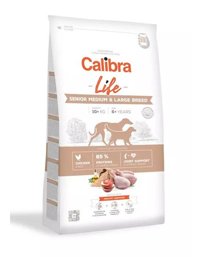 CALIBRA Dog Life Senior Medium&Large Chicken 12 kg