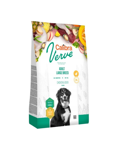 CALIBRA Dog Verve GF Adult Large Chicken&Duck 12kg