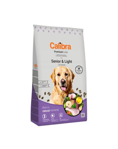 CALIBRA Dog Premium Line Senior&Light 12 kg