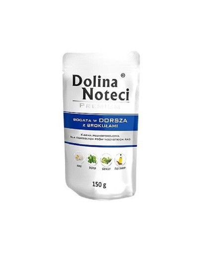 DOLINA NOTECI Premium Reich an Kabeljau und Brokkoli 150 g
