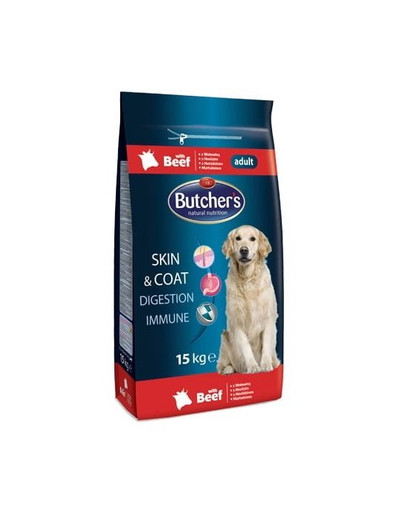 BUTCHER'S Beef Trockenfutter für Hunde mit Rindfleisch 15 kg