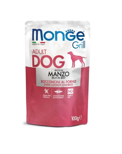 MONGE Grill mit Rindfleisch 100g