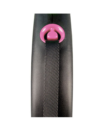 FLEXI Black Design L Gurtleine 5 m Pink