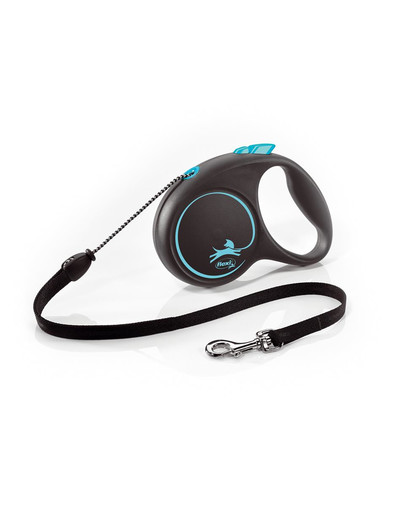 FLEXI Black Design M 5 m Blau Seilleine