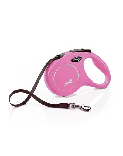 FLEXI-Automatikleine NEW CLASSIC M 5m rosa Band