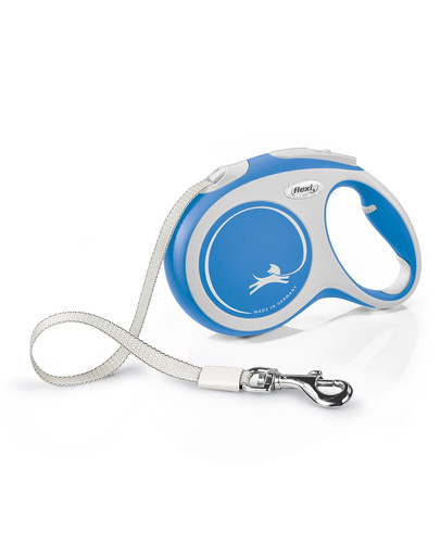FLEXI New Comfort L Gurtleine 5 m Blau