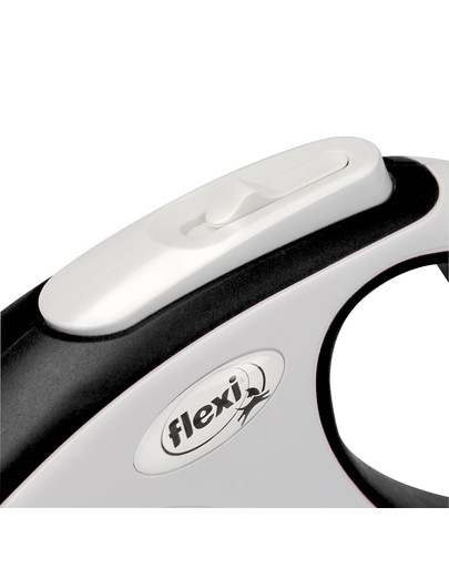 FLEXI New Comfort L Gurtleine 8 m Schwarz