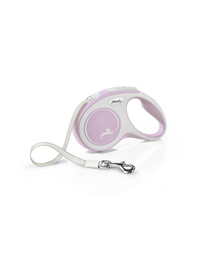 FLEXI New Comfort S Gurtleine 5 m Rosa