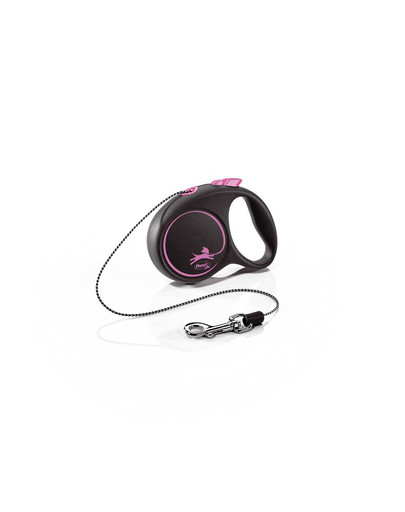 FLEXI Black Design XS Seilleine 3 m Pink