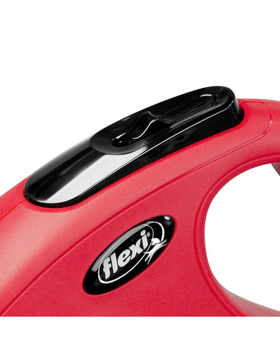 FLEXI New Classic M 5 m Roll-Leine Rot