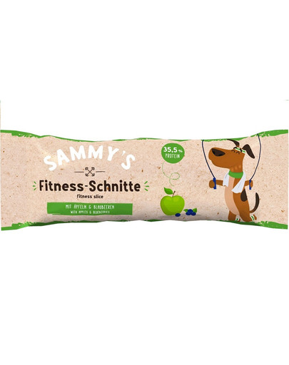 BOSCH SAMMY’S Fitness-Schnitte mit Äpfel & Blaubeeren 25g