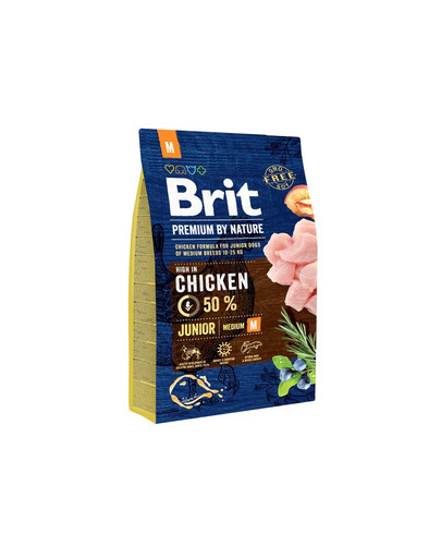 BRIT Premium By Nature Junior Medium M 3 kg