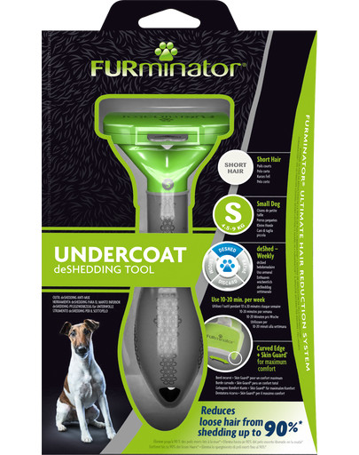 FURMINATOR deShedding-Fellpflegewerkzeug für kurzhaarige kleine Hunde