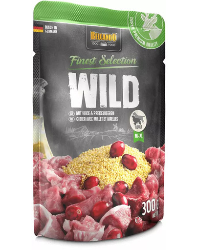 BELCANDO Wild mit Hirse & Preiselbeeren 300 g