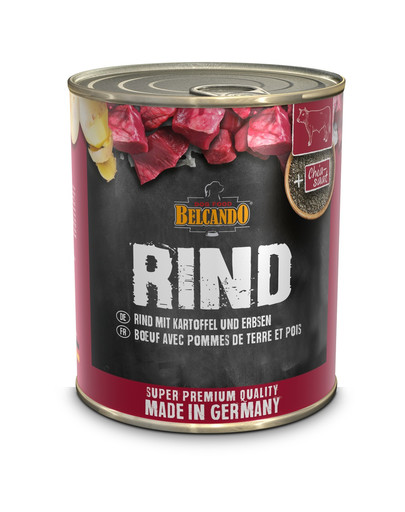BELCANDO Rind mit Kartoffel & Erbsen 800 g
