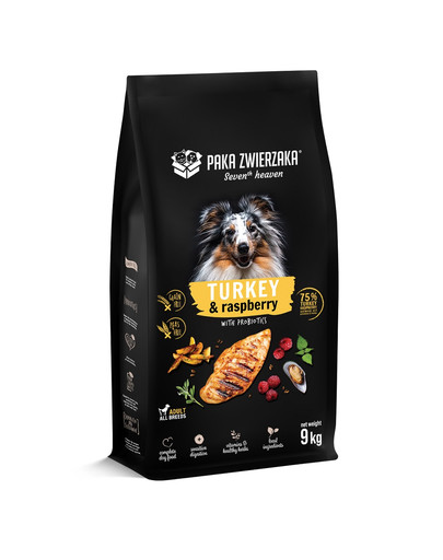 PAKA ZWIERZAKA Seven’th Heaven Turkey & raspberry Adult 9 kg