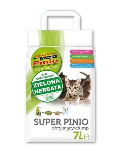 BENEK Super pinio Katzenstreu grüner Tee 7l