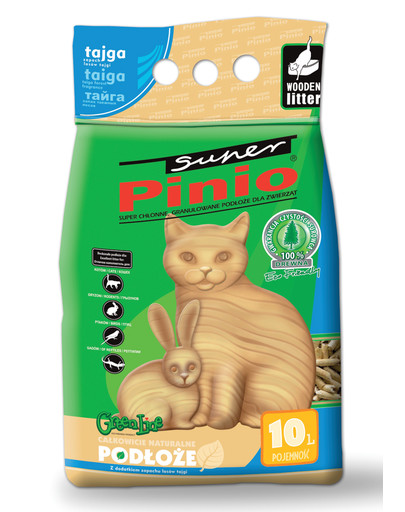 BENEK Super pinio Taiga Katzenstreu 10 l