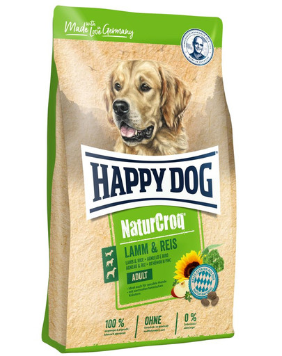 HAPPY DOG NaturCroq Lamm & Reis 15 kg