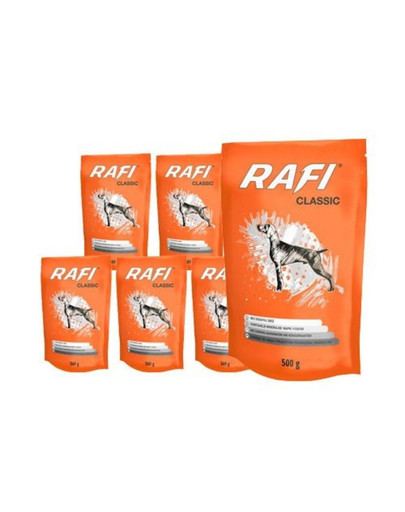 DOLINA NOTECI Rafi Classic getreidefreies Nassfutter 50x500 g