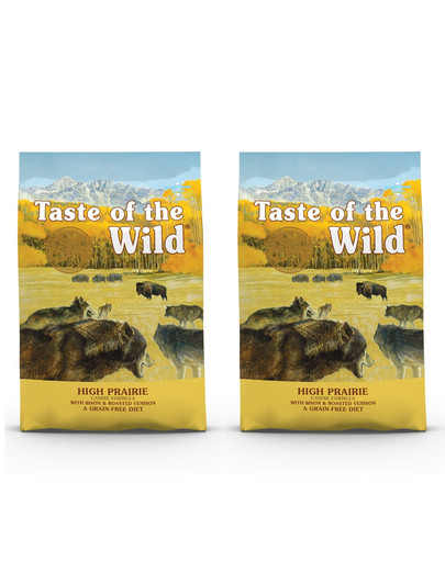 TASTE OF THE WILD High Prairie 24,4 (2 x 12,2 kg)