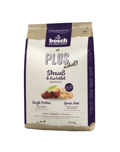 BOSCH PLUS ADULT Strauß & Kartoffel 25 kg (2 x 12,5 kg)