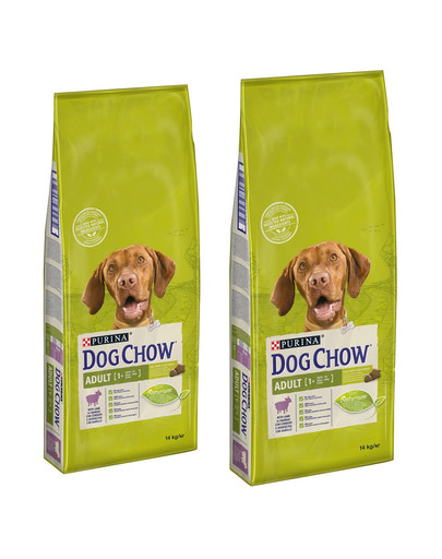PURINA Dog Chow Adult Lamb & Rice  28 kg (2 x 14 kg)