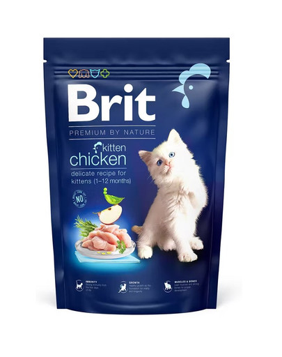 BRIT Cat Premium by Nature Kitten chicken 300 g