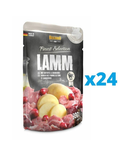 BELCANDO Finest Selection Lamm mit Kartoffeln & Cranberries 24x300 g