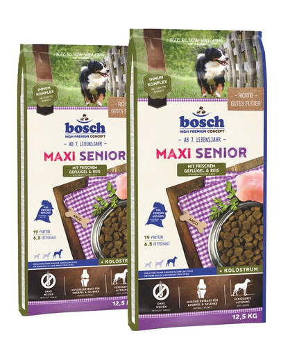 BOSCH Maxi Senior 25 kg (2 x 12,5 kg)